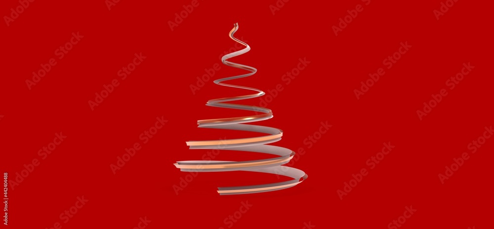 3d merry christmas card modern 3d minimal tree 3d merry christmas card modern 3d minimal tree