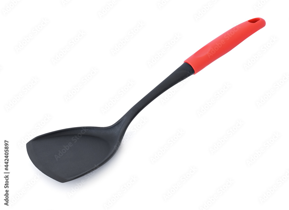 Black plastic kitchen spatula Black plastic kitchen spatula