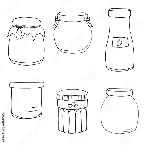 set of jam jars 