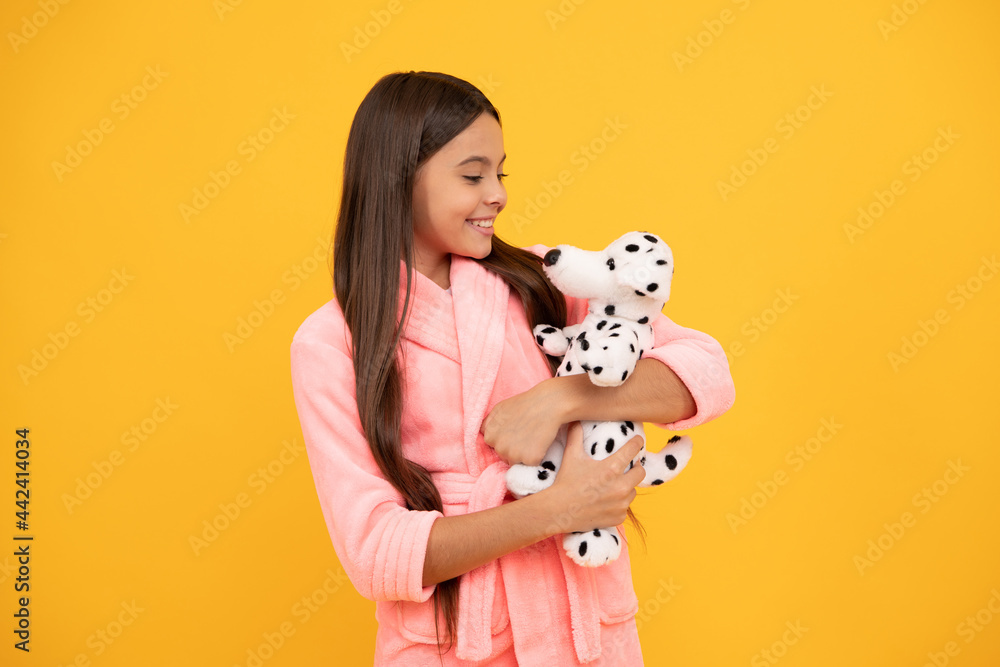 child in cozy sleepwear. skin beauty. sweet dreams. comfortable pajama or home bathrobe. child in cozy sleepwear. skin beauty. sweet dreams. comfortable pajama or home bathrobe.