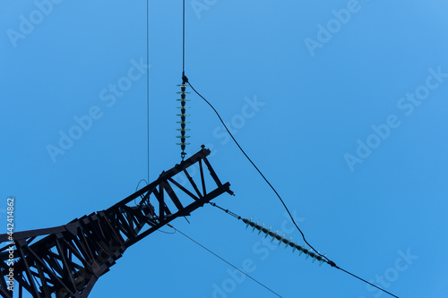 Wallpaper Mural View from the bottom of the power line tower.  Torontodigital.ca