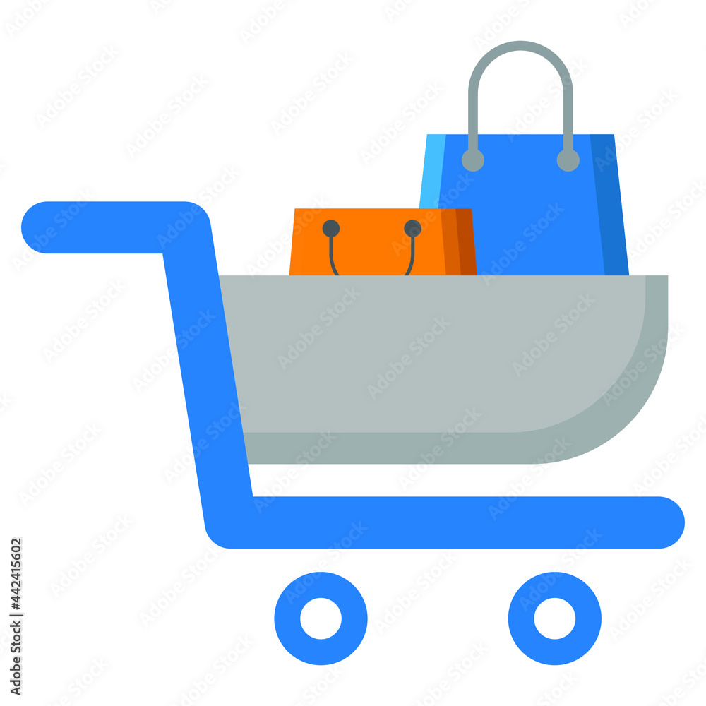 shopping cart icon illustration vector graphic shopping cart icon illustration vector graphic