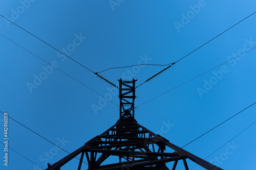 Wallpaper Mural View from the bottom of the power line tower.  Torontodigital.ca