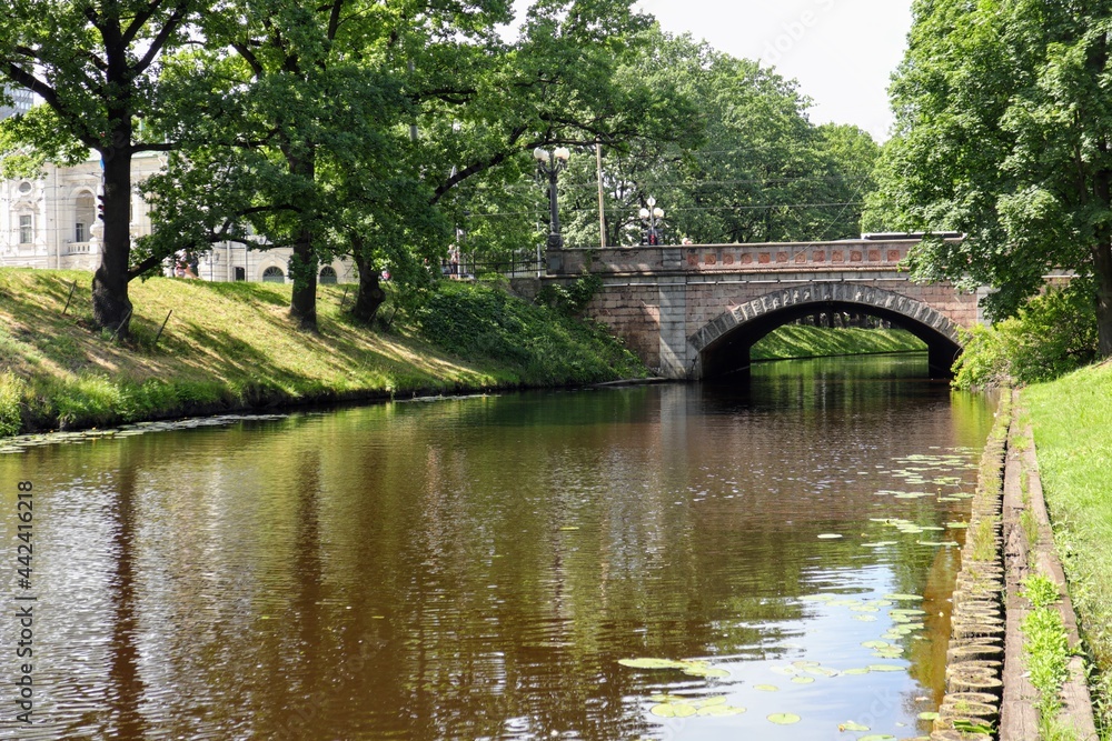 Fototapeta premium bridge over the river