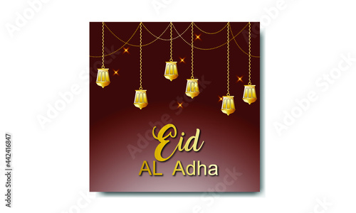 Social media banner design about Eid Al Adha