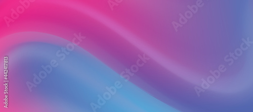Abstract liquid background design, blue and pink paint color flow, artistic fluid colorful background for website, brochure, banner, poster.