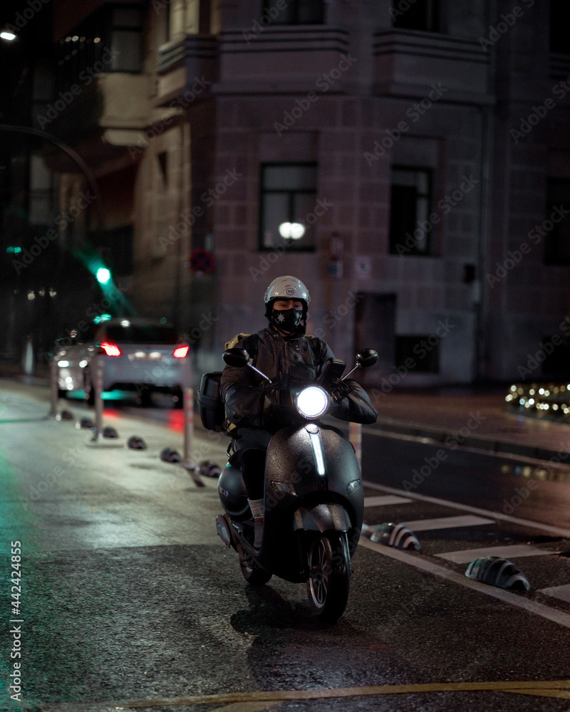 motorcycle on street