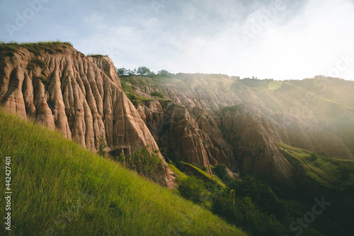 Tableau sur toile Rapa Rosie - Romania | The red canyon of Romania