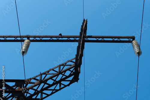Wallpaper Mural power lines on a sky Torontodigital.ca