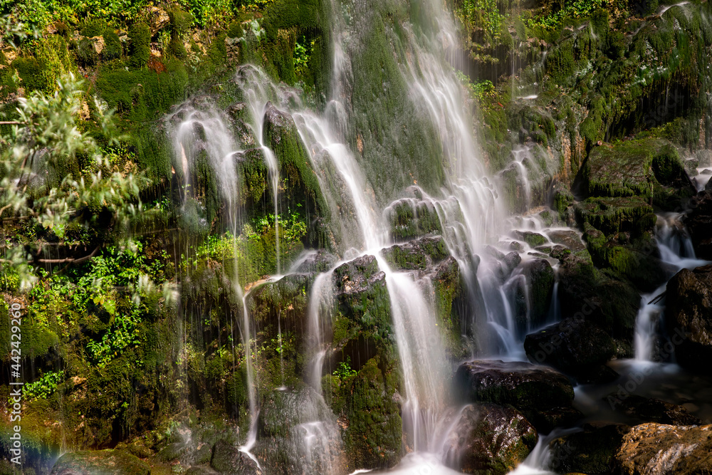Fototapeta premium Saklikent Waterfall located in the borders of Yigilca district of Düzce province of Turkey.