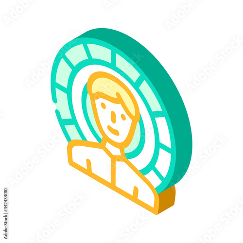 grading scale kyc isometric icon vector. grading scale kyc sign. isolated symbol illustration