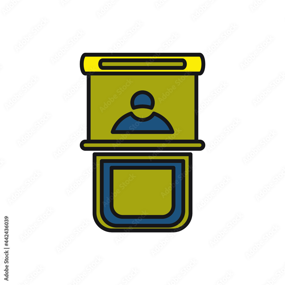 promo stand icons symbol vector elements for infographic web promo stand icons symbol vector elements for infographic web