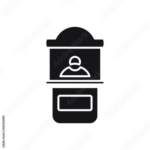 promo stand icons symbol vector elements for infographic web