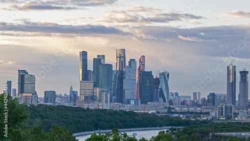 Moscow City Skyline