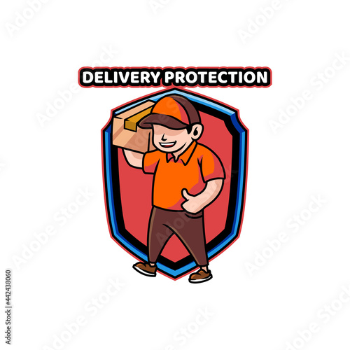delivery shipping protection box shield deliver guy