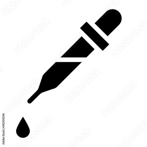pipette line icon