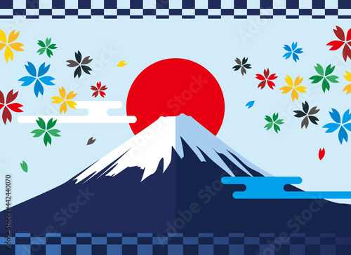 Abstract vector background with Tokyo Olympic 2020 concept.
