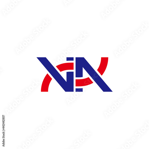 Free Download letter va simple motion ribbon geometric line logo vector - GFXLoad