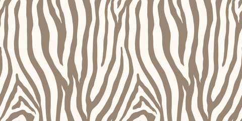 Acrylglasbilder Tierfellmuster Zebra Animal Print Monochrom Stilvoll  © Oleksandra