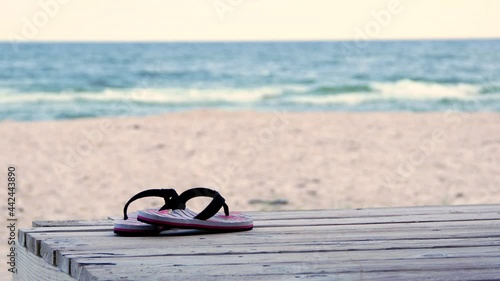 Beach Shore & Deck w/ Flip Flops 2