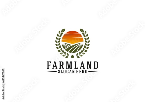 farmland logo in white background