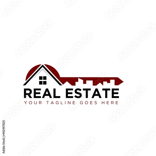 key home real estate logo designs simple modern