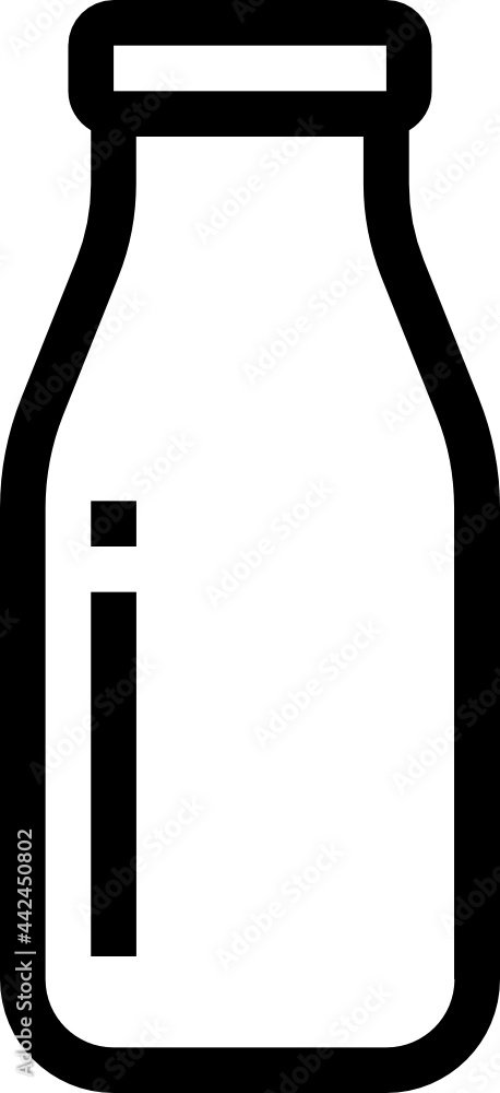 milk bottle outline icon milk bottle outline icon