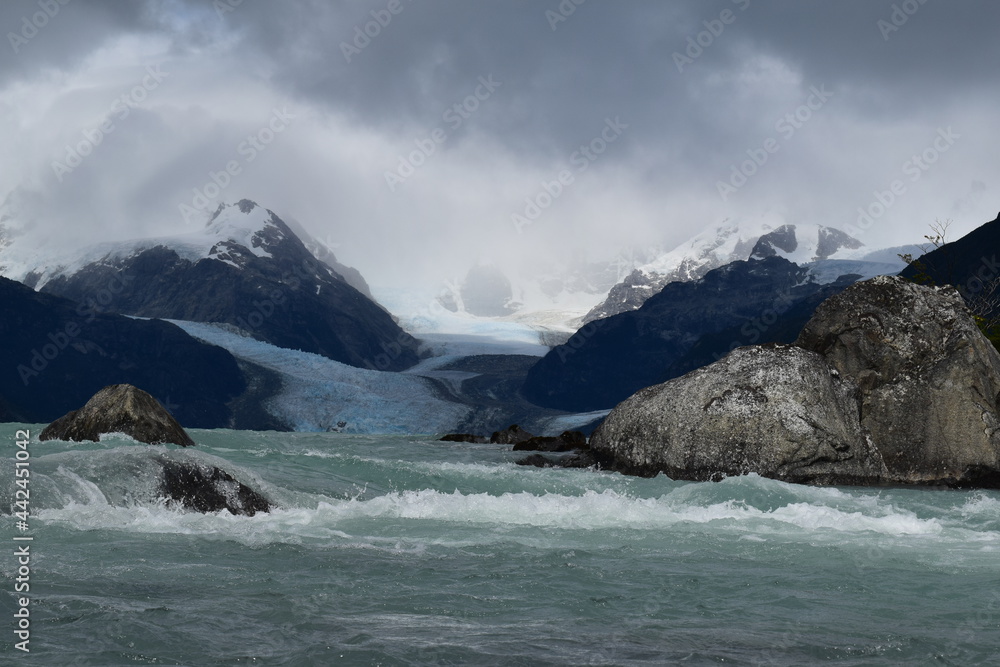 glaciar leones patagonia chile carretera austral 
