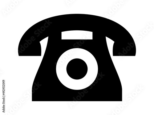 黒電話のアイコン