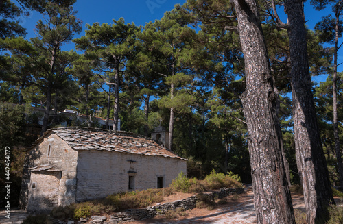 Holy Chapel of Panagitsas (Εκκλησία Μεταμόρφωση Του Σωτήρος), Christos Raches, Ikaria, North Aegean Islands, Greece	 photo