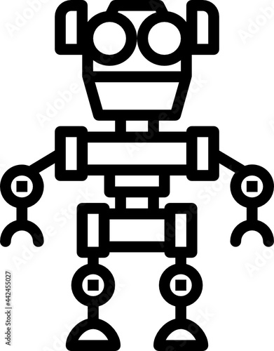 robot outline icon