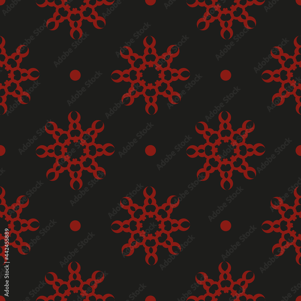Chinese black and red abstract seamless vector background. Wallpaper in a vintage style template. Graphic ornament for wallpaper, fabric, wrapping, packaging. Chinese black and red abstract seamless vector background. Wallpaper in a vintage style template. Graphic ornament for wallpaper, fabric, wrapping, packaging.