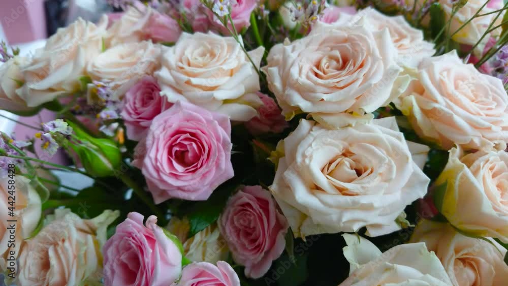 Bouquet of different colored summer flowers Bouquet of different colored summer flowers