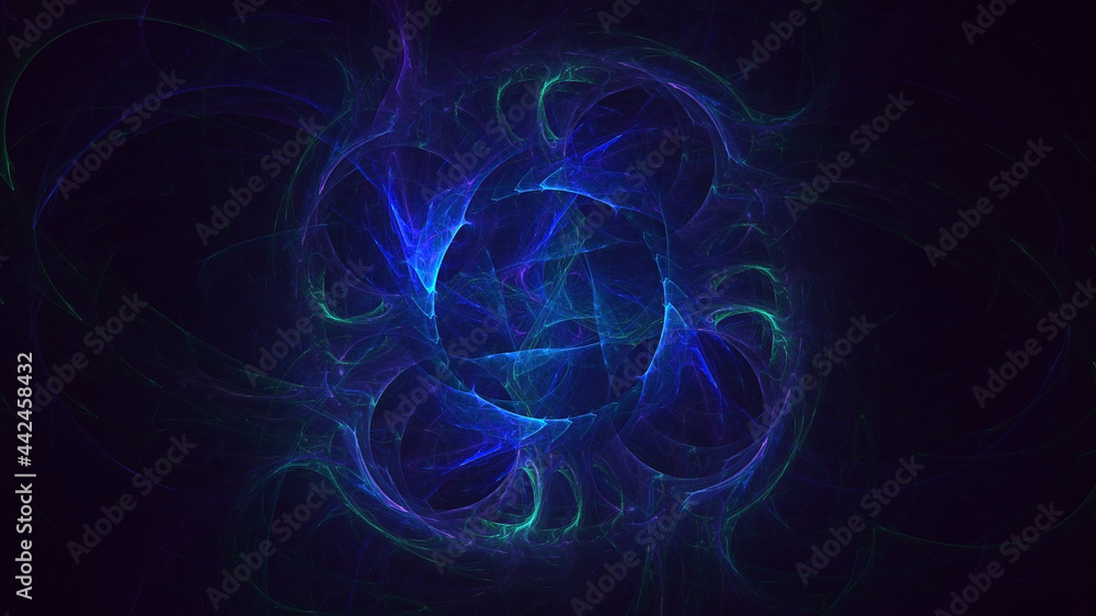3D rendering abstract round light background 3D rendering abstract round light background