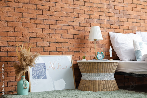 Interior of stylish bedroom...