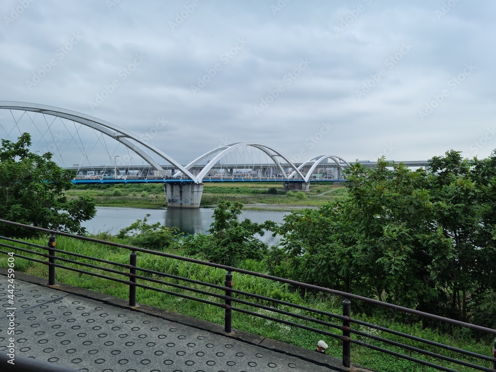 Fototapeta premium bridge over the river