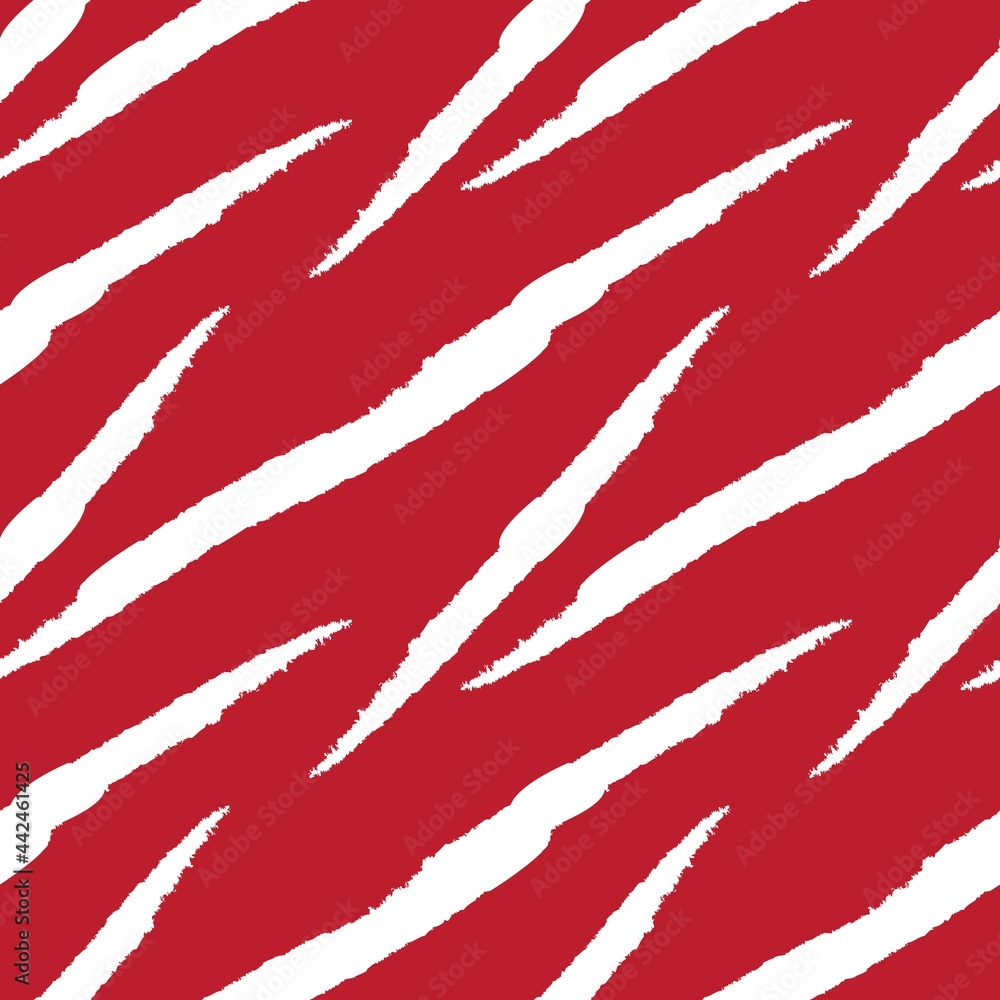 Red Brush Stroke Fur Seamless Pattern Red Brush Stroke Fur Seamless Pattern