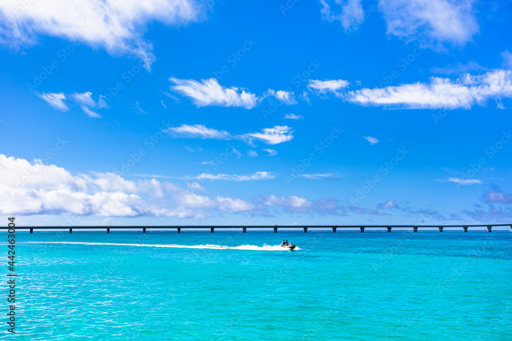 沖縄県宮古島、前浜の風景