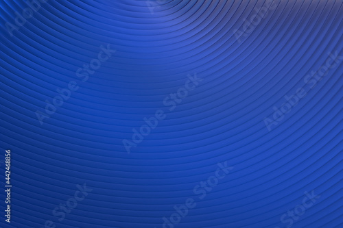 blue Abstract wall wave architecture abstract background 3d rendering ,blue background for presentation