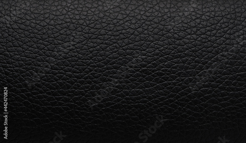 Abstract black leather texture background