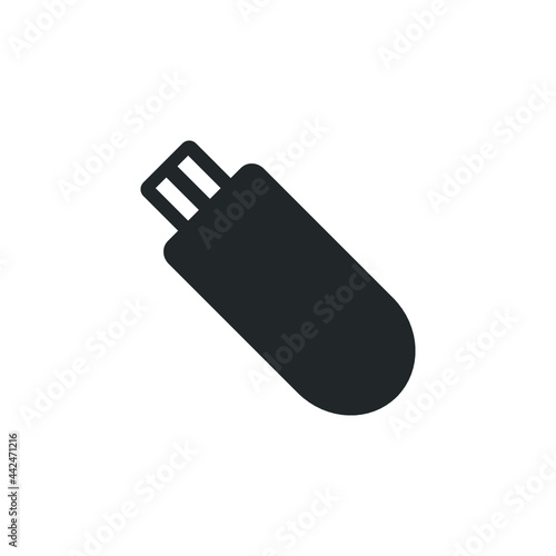 usb flash drive icon design vector