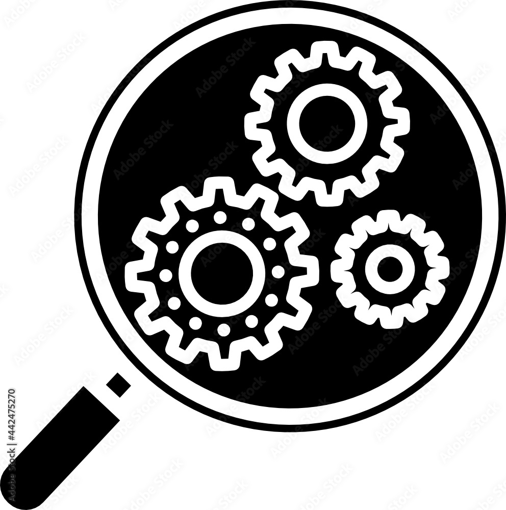 Analyze Icon. Business concept icon style Analyze Icon. Business concept icon style