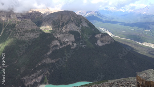 Beautiful landscapes of Canada Mountains Forest Lakes Snowy peaks Northern lights