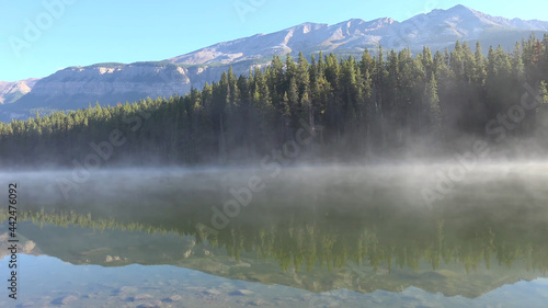 Beautiful landscapes of Canada Mountains Lakes Forest Northern lights Snowy peaks