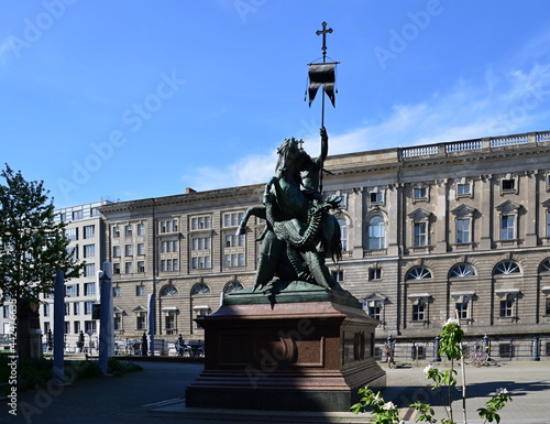 Historische Statue im Stadtteil Mitte, Berlin
