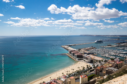 View of Alicante from Santa Barbara Castle © gumbao