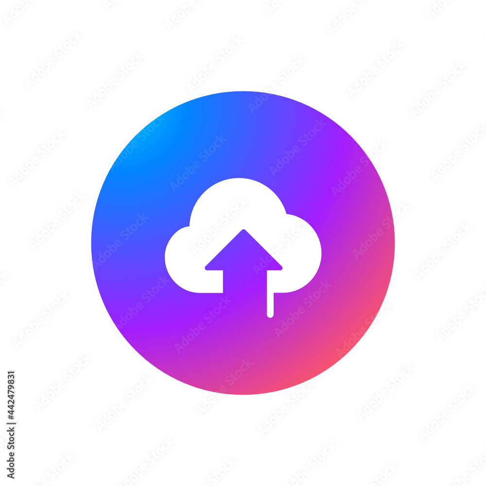Upload Cloud - Sticker Upload Cloud - Sticker