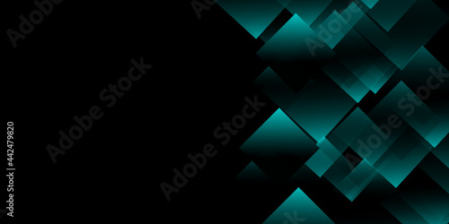 Modern dark blue geometry background