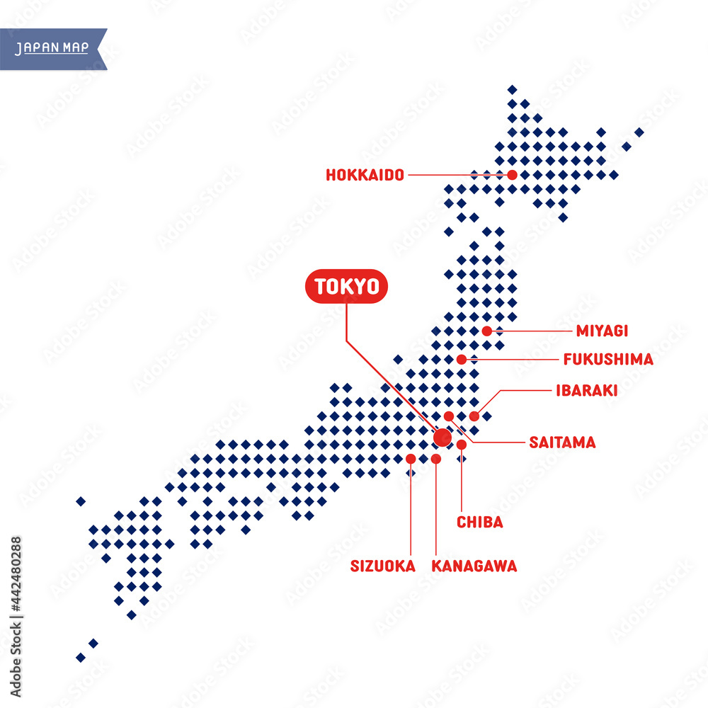 日本地図上の競技会場の所在地：東京・北海道・宮城・福島・茨城・東京・千葉・神奈川・埼玉・静岡（一覧・広域マップ）