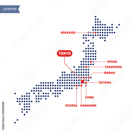 日本地図上の競技会場の所在地：東京・北海道・宮城・福島・茨城・東京・千葉・神奈川・埼玉・静岡（一覧・広域マップ）